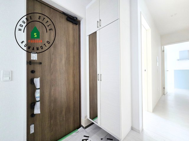 熊本市東区沼山津4丁目第1-1棟（1号棟）　の防犯設備|二重ロックでしっかり防犯対策ができます。