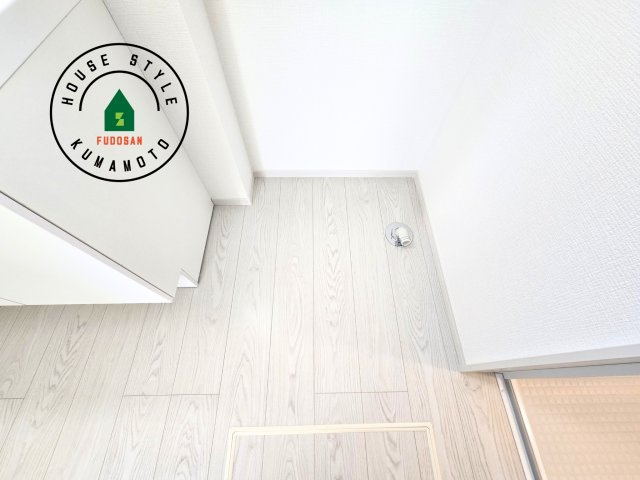 熊本市東区沼山津4丁目第1-1棟（1号棟）　のランドリースペース|ランドリースペースとなります。広々して有効的にご使用できます。 