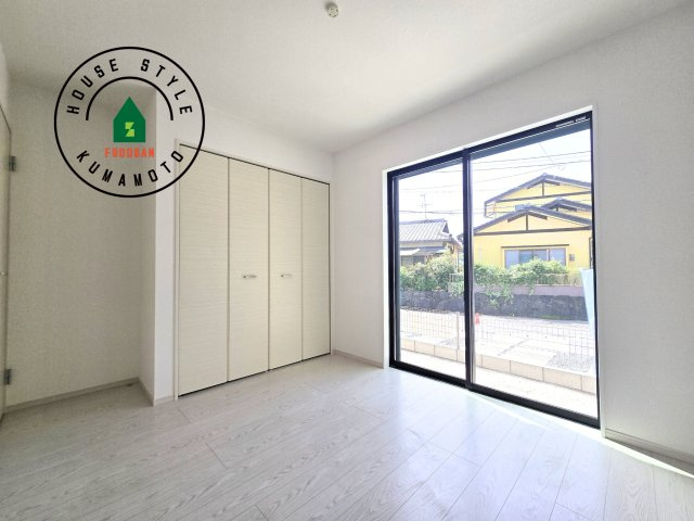 熊本市東区沼山津4丁目第1-1棟（1号棟）　の和室|将来的に、琉球畳を引きまして和室風にすることも可能です。