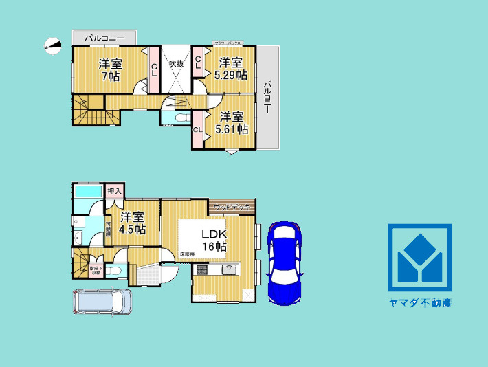 宇治市木幡平尾の間取り|図面と現況が異なる場合は現況を優先いたします。