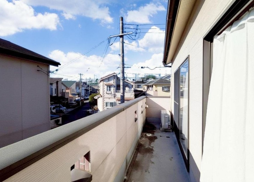 宇治市木幡平尾のバルコニー
