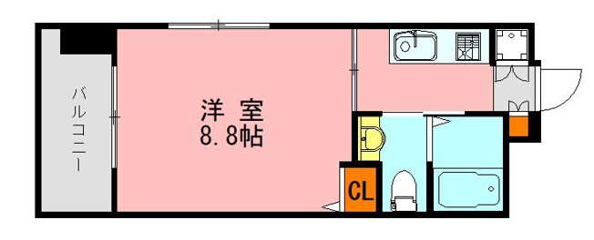 【間取り】 | アソシアグロッツォ平尾駅前 | 現況優先。