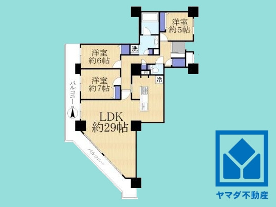 ファーストタワー大津MARYの間取り