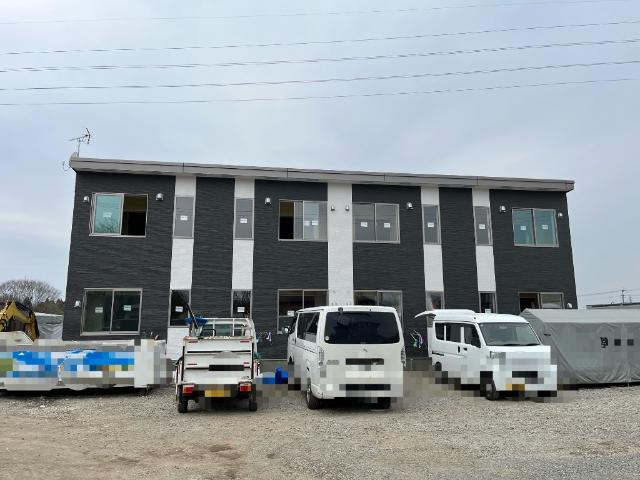 フロンティアエステートⅢの外観|建築現場