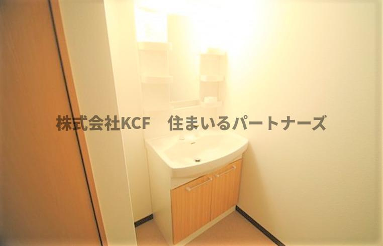 コンチェルト東合川Ⅱの洗面所|コンパクトで使いやすい洗面所