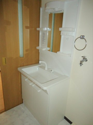 【洗面所】 | 五豊マンション | 洗髪洗面化粧台