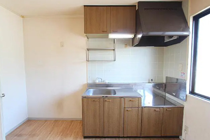 香川県高松市　一棟アパートのキッチン