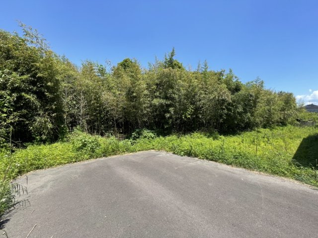 鹿児島市吉野町　土地の前面道路含む現地写真