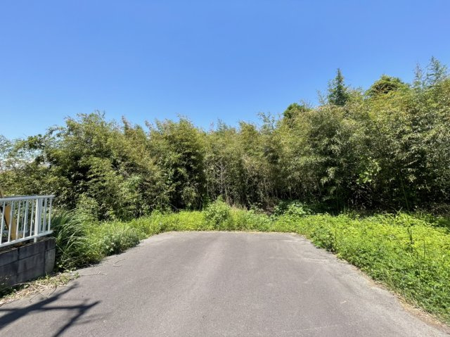 鹿児島市吉野町　土地の外観|幅員約6ｍの鹿児島市道に接する部分の様子です。