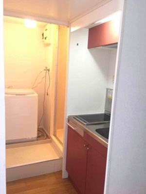 【キッチン】 | レオパレスＯｒｋ | 104.203号室　家具・家電無し