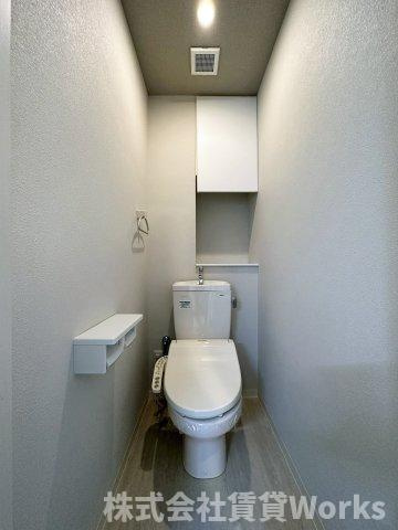 K-クレスト大道のトイレ|落ち着いたトイレです