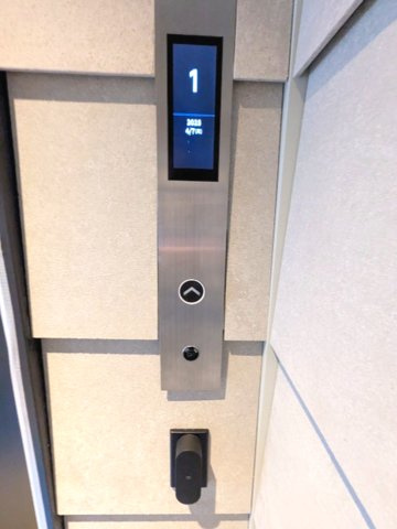 Urbanex日本橋馬喰町Ⅱの設備|鍵がないと作動しない防犯モニター付セキュリティエレベーターです