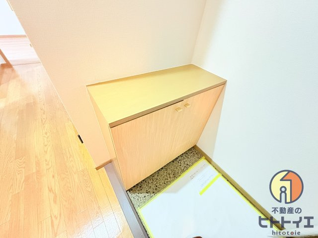 コーポ大川の玄関|シューズボックスです