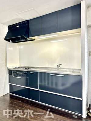 【キッチン】 | ハイツ西日暮里 | ワイドで収納豊富なシステムキッチン