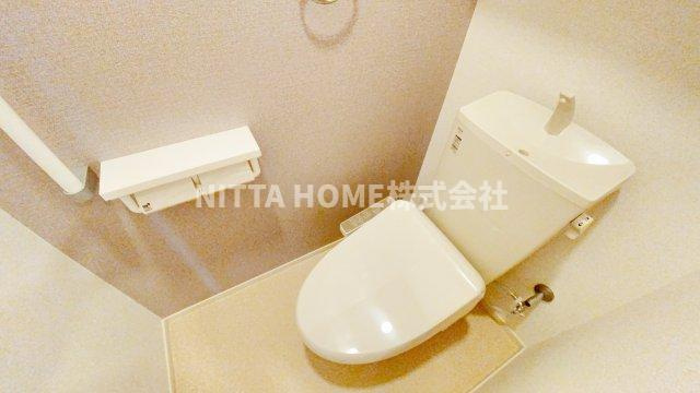 丹波市柏原町南多田のアパートのトイレ|もちろんウォシュレット付きのトイレですよ◎