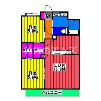 【間取り】 | ＴＫ－ＲＥＳＩＤＥＮＣＥ半道橋ａｃｈｉｅｖｅ | Ｓ－ＲＥＳＩＤＥＮＣＥ半道橋ａｃｈｉｅｖｅの間取り