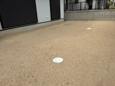 【庭】 | 星和台６丁目　新築戸建 | お庭ではBBQやガーデニングなどお楽しみ頂けます。