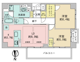 【間取り】 | パラドール四条梅津