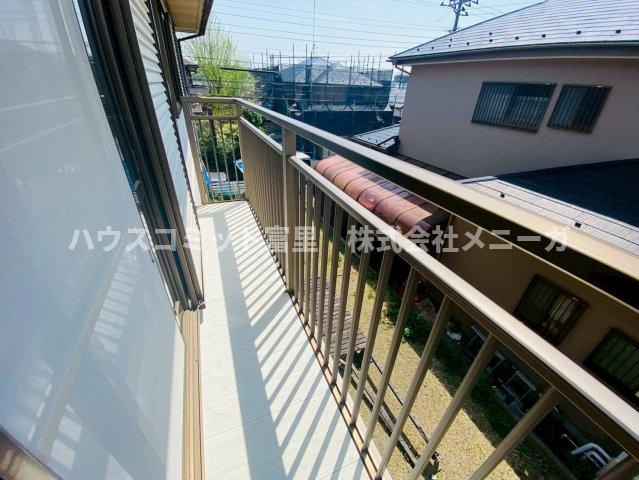 中古戸建のバルコニー
