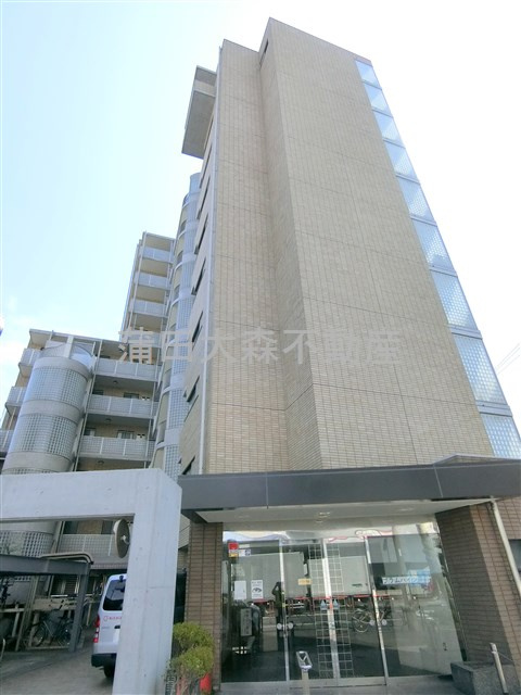 プラムハイツ澤田の外観|2002年4月築　RC鉄筋コンクリート造地上10階建て全部屋フアミリータイプ総戸数48戸
東京都大田区大森西2丁目　京急本線平和島駅近最寄り徒歩5分　