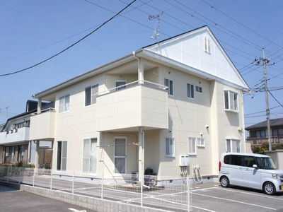 【外観】 | 飯島コーポ8号棟 | 清潔感のある外観です♪