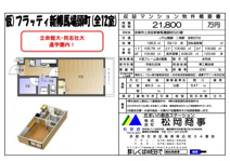 （仮）フラッティ新柳馬頭町（全12室）の画像