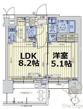 スワンズシティ梅田シエロの間取り