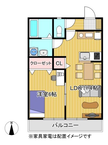 【間取り】 | ファーデンベルク大木町