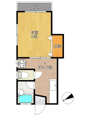 ハイム橋爪の間取り