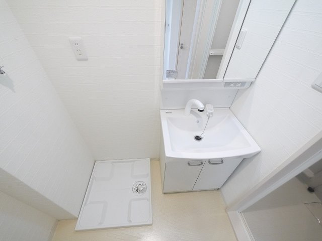 K’s Residence生駒の洗面所|広い洗面スペース