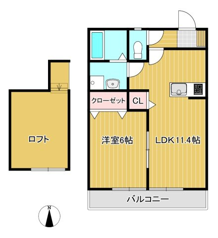 【間取り】 | ファーデンベルク大木町