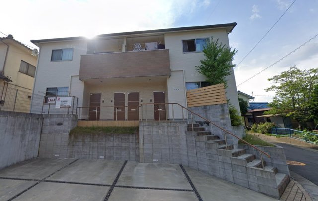 広島県東広島市　一棟アパートの外観