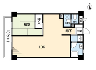 【間取り】 | 高槻グランドハイツ