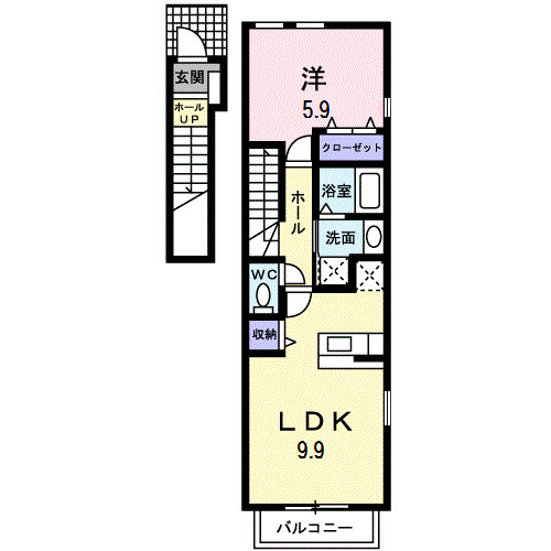 ジェルメ千本杉の間取り