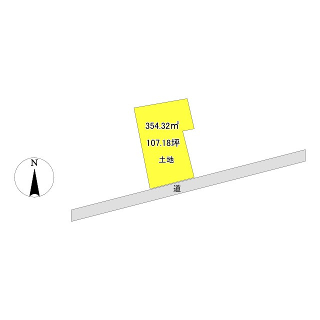 売地　城里町石塚の区画図