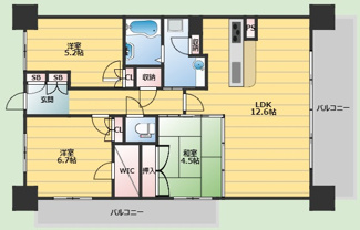 【間取り】 | パークナードフィット津雲台