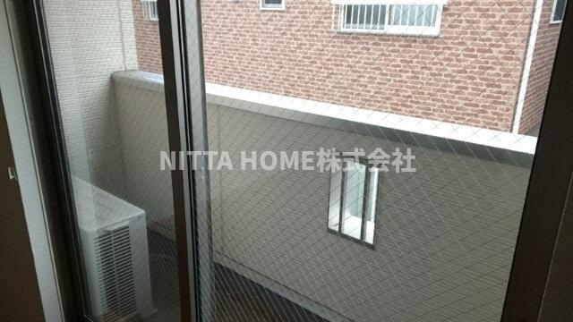 豊岡市高屋のアパートのバルコニー|南向きの日当たり良好のバルコニーです(^^)/