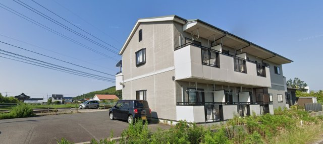 鳥取県東伯郡北栄町田井　一棟アパートの外観