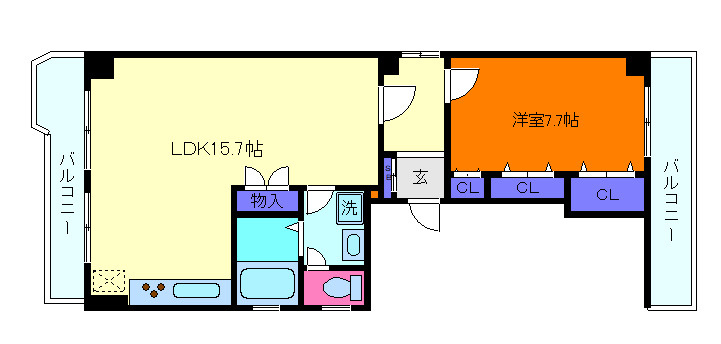 アカカベビルの間取り