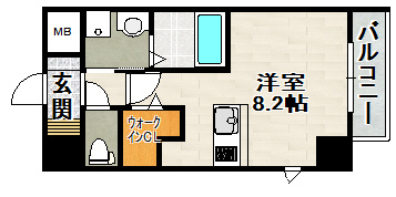 ONLYONE川西中央Ⅱの間取り