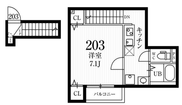 ミハス南行徳ディエスの間取り