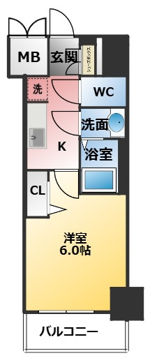 プレサンス名古屋ルーカスの間取り