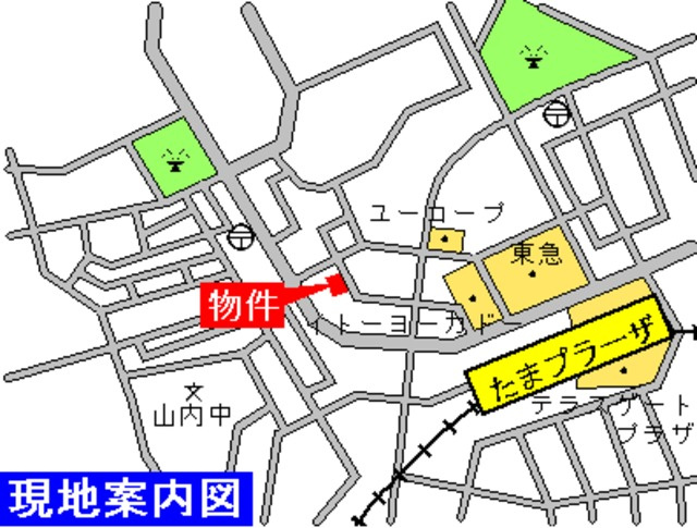 クレストコート美しが丘の地図|案内図
