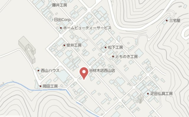 京都市西京区大枝沓掛町　土地の地図
