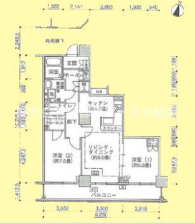 【間取り】 | Ｊタワー西大井イーストタワー | Ｊタワー西大井イーストタワー　は三都市アース中延店へお任せください！