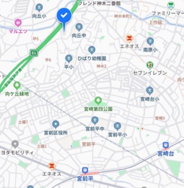 Ｐｅｔｋａ　２の地図