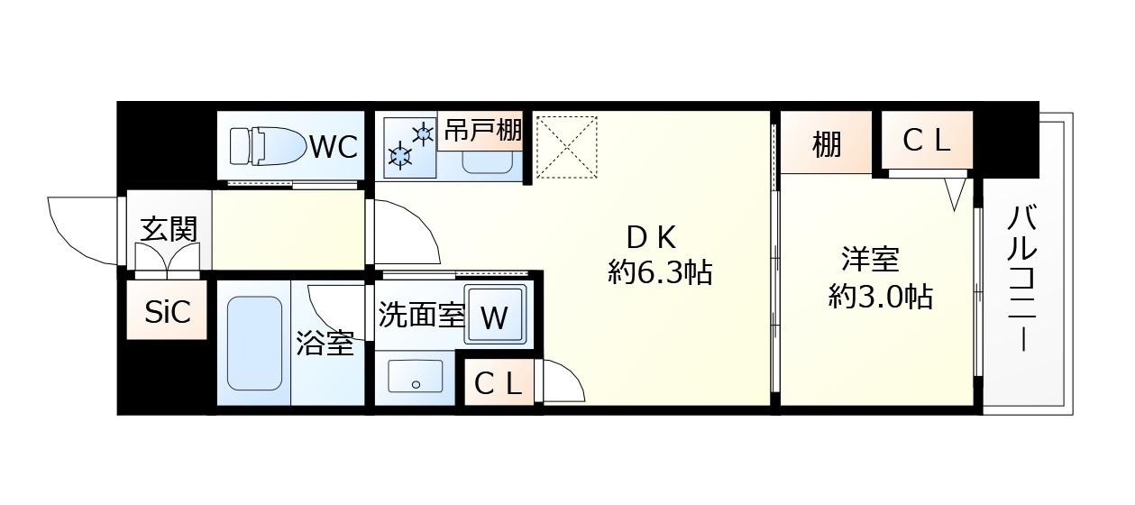 アーバネックス大阪天満宮Ⅱ　滝川小学校区の間取り|アーバネックス大阪天満宮Ⅰ　間取り