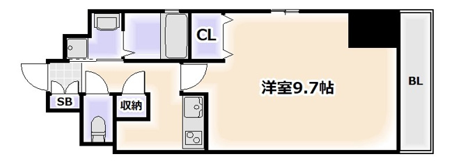 【間取り】 | エスライズ難波