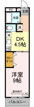 第一富来ハイツの間取り|宅配ボックス完備♪