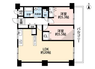 【間取り】 | レオ高槻